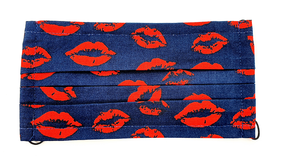 Maske 1 marine - rot